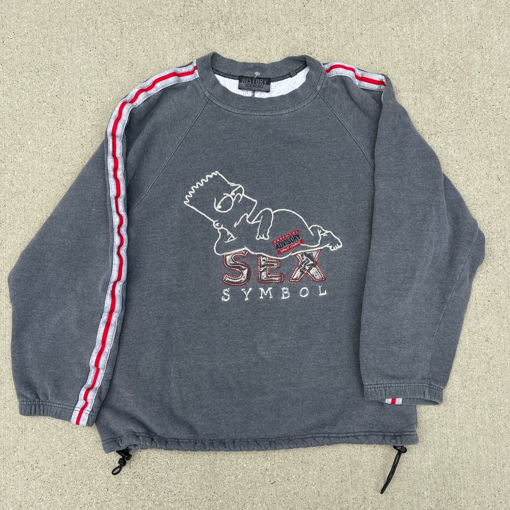 ULTRA RARE Iceberg History Bart Simpson “SEX SYMBOL” Sweatshirt Crewneck